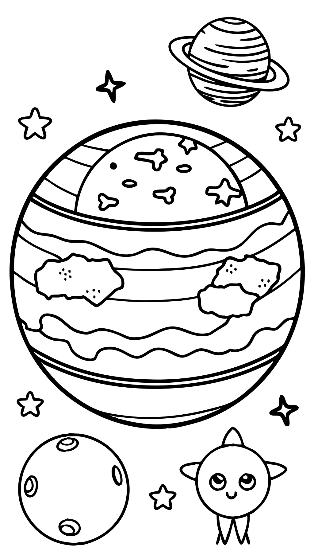 mars planet coloring pages